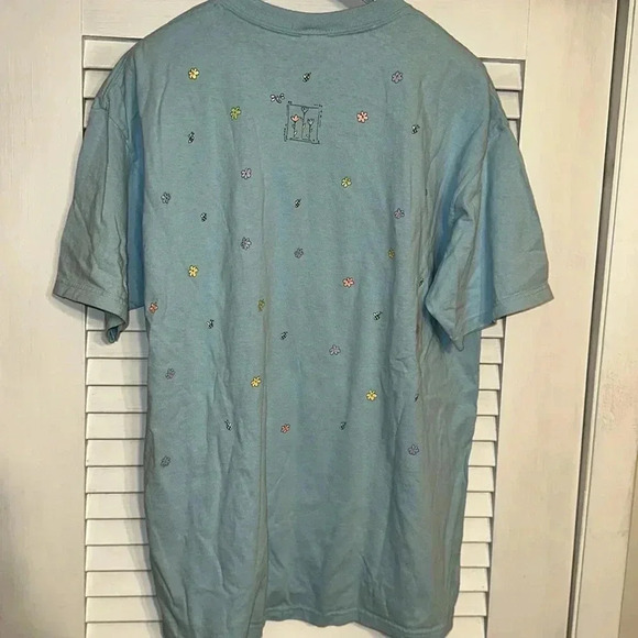 vintage artisans friends are flowers that never fade tshirt blue short sleeve XL - Picture 4 of 4